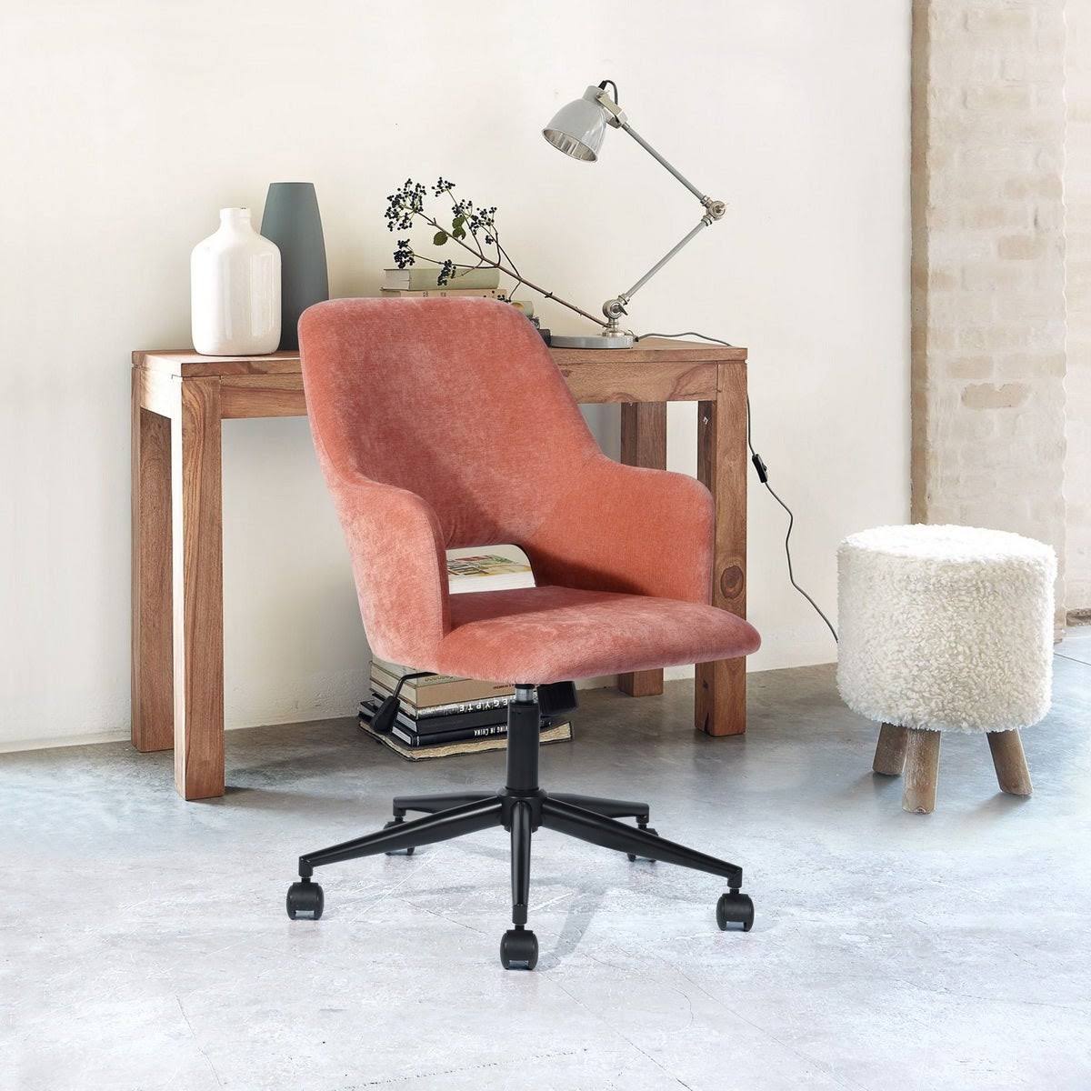 Dark Grey Swivel Desk Chair R198376