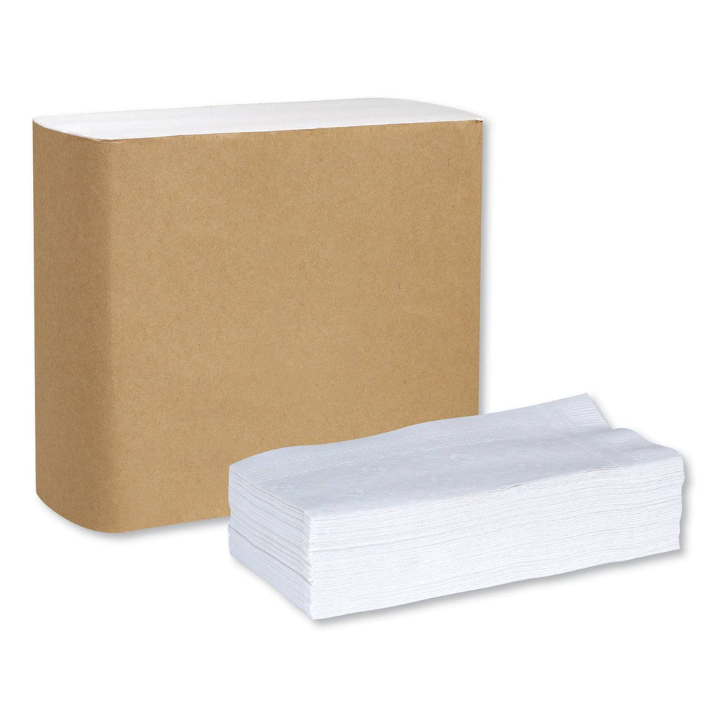 White 1/8 Fold 1-Ply Dinner Napkins P67147