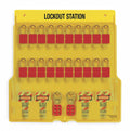Lockout Station with 20 Padlocks W286