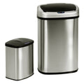 Set of 2 Motion Sensor Trash Cans A56984