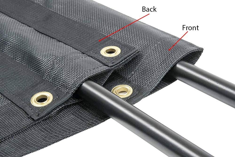 7' x 24' Vinyl Coated Mesh Tarps with 6 Inch 18oz Double Pocket J96469