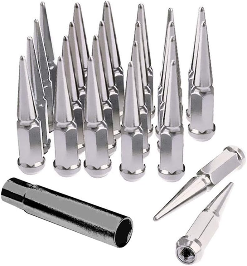 Spiked Chrome 24 pcs Lug Nuts I8260