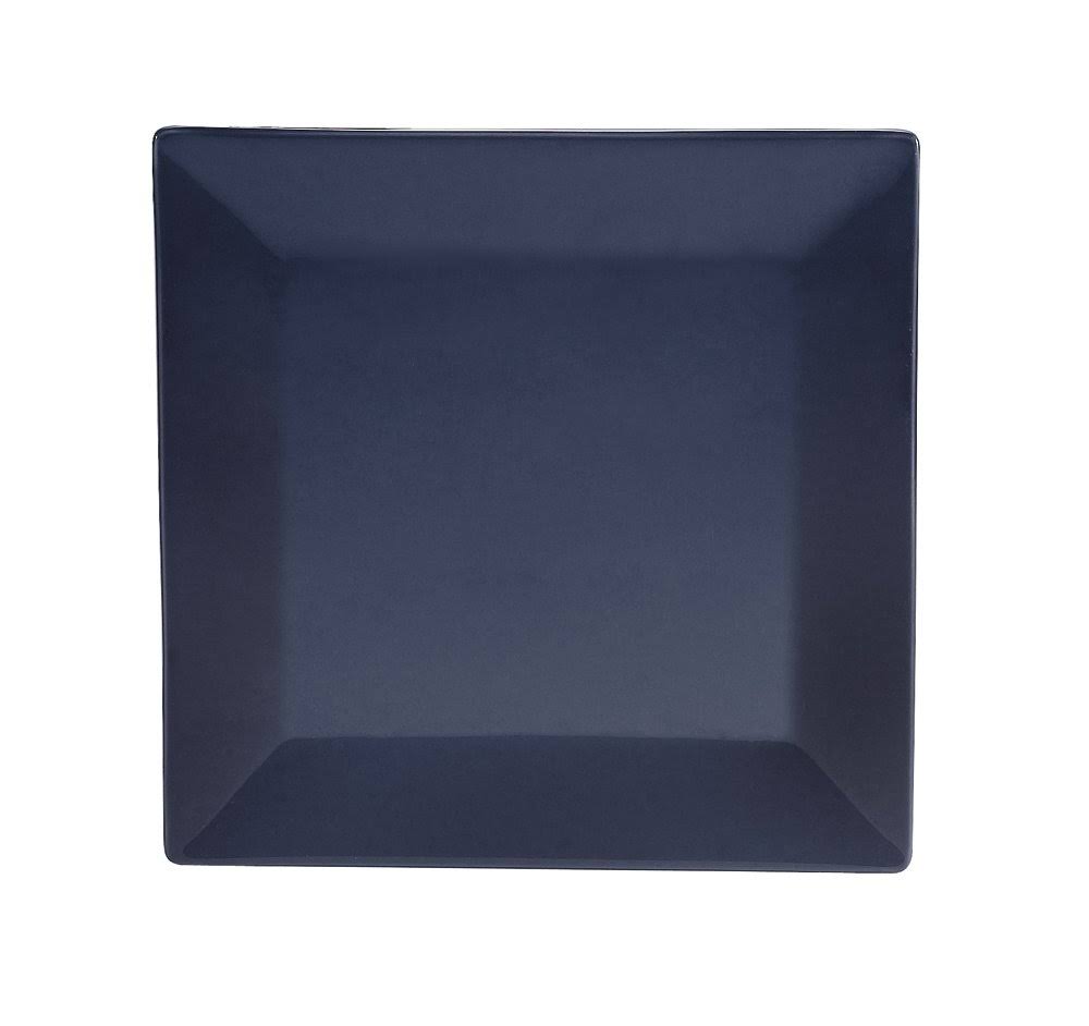 Cobalt Blue 8-Inch Stoneware Square Plate, Box of 24 B190