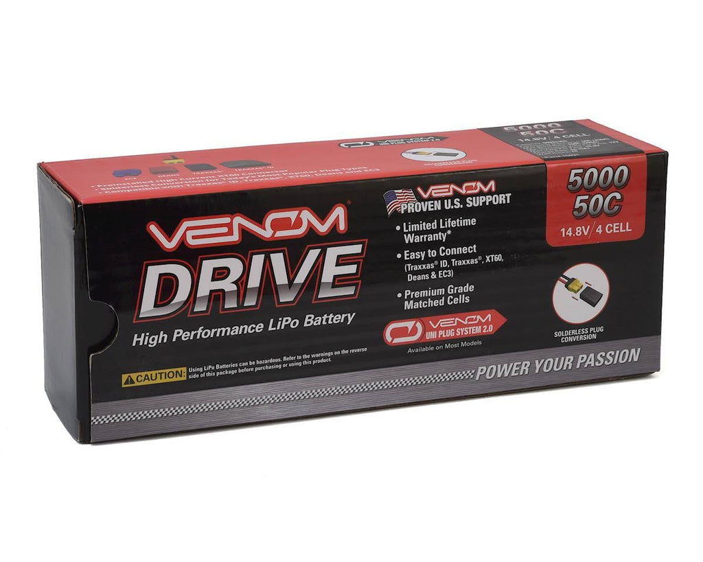 50C 4S 5000mAh 14.8V Hard Case Lipo Battery X4034