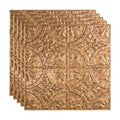 Cracked Copper Decorative Vinyl Ceiling Tile 2ft x 2ft (5 Pack) L57370