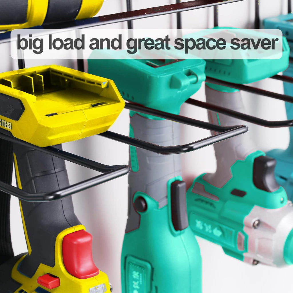 Tool Storage Wall Mount with Drill Holder, Pack of 2 F21936