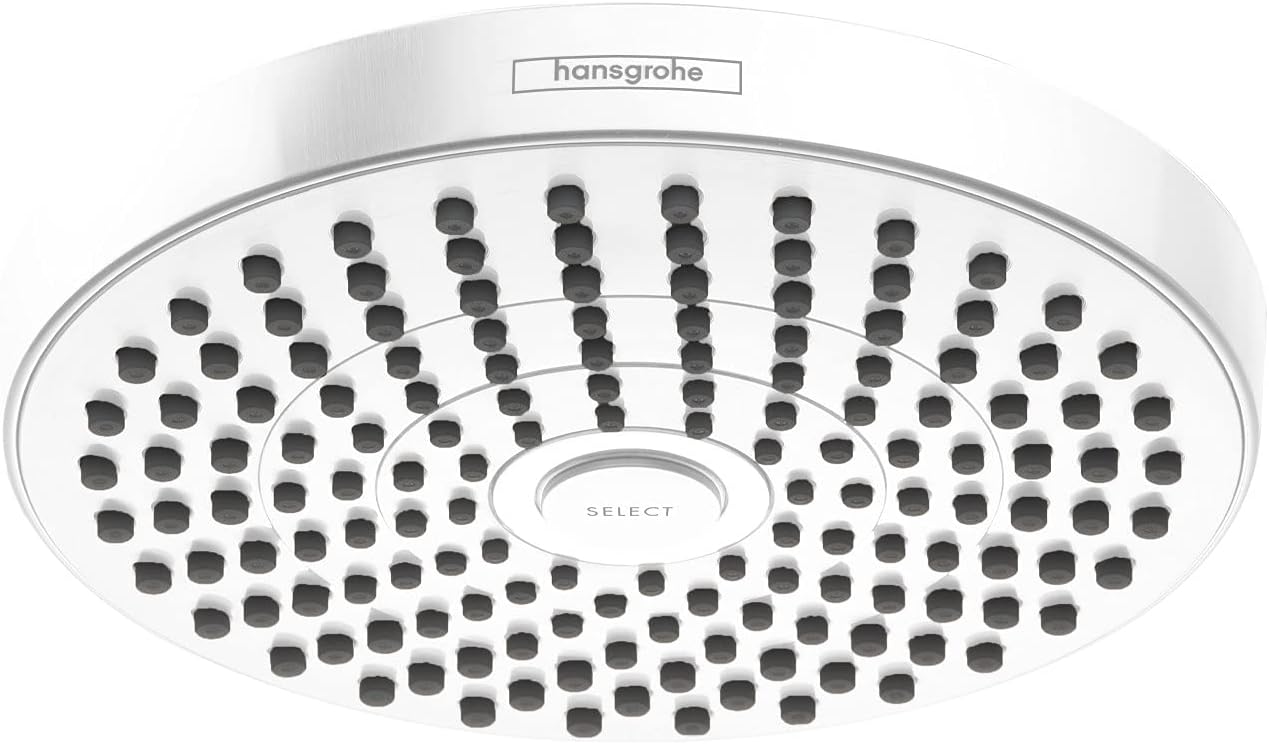 Brushed Black Chrome 7-inch 2-Spray Showerhead G9875
