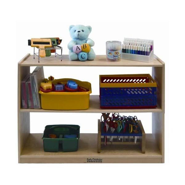 2 Shelf Birch Storage Cabinet C442218
