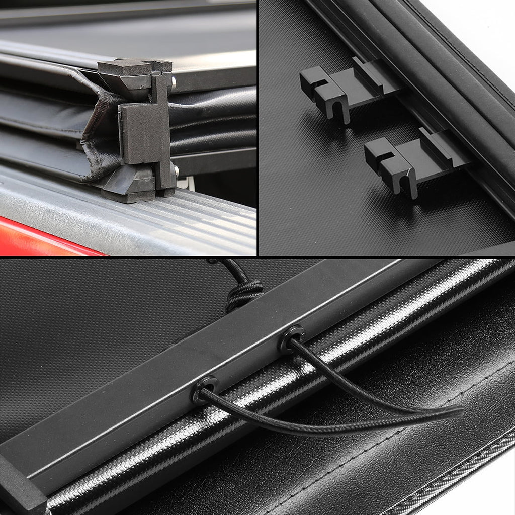 Tri-Fold Adjustable Soft Tonneau Cover Z479